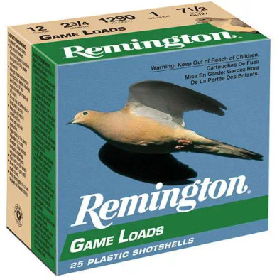 REMINGTON 12GA 2-3/4IN 1OZ 7.5 25 RD/BX 10 BX/CS REMI20030