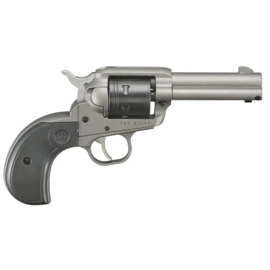 dRUGER WRANGLER 22LR S/A 3.75" REVOLVER SILVER RUGE02016