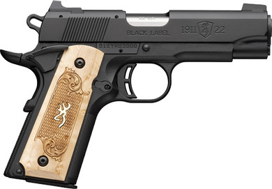 BROWNING 1911-22 22LR COMPACTMEDALLION 3.58" BLACK/MAPLE* G051068490
