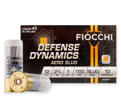 FIOCCHI LOW RECOIL SLUG 12GA 23/4 FIOC12LRSLUG