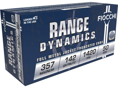 FIOCCHI 357 142 GR FMJTC 50RD BX 1000RD CASE FIOC357F