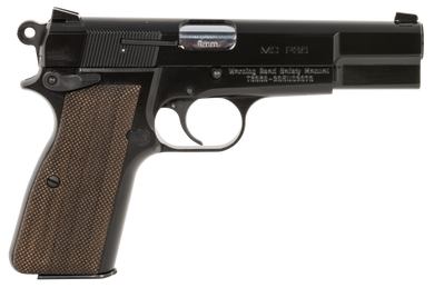 EAA GIRSAN 390454 MCP 35  Sports South Exclusive 9mm Luger 15+1, 4.87" Black Steel Barrel, Black Cerakote Serrated Steel Slide, Black Steel Frame w/Beavertail, Walnut Grip, Ambidextrous 149472