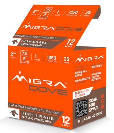 MIGRA M12LF7.59 12G 2 3/4" 7.5-9  1          25/10 185235