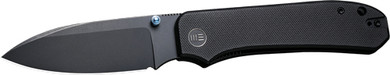 WE KNIFE BIG BANTER 3.69"BLACK G10/BLACK STONEWASH! WE210451