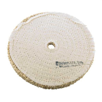 SISAL POLISHING WHEEL, 8'' X .375'', 3/4'' ARBOR 032837750