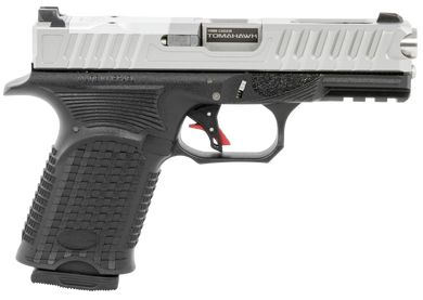 Bul Armory AXECTOMASLV9US Axe Tomahawk C 9mm Luger 15+1 4.02" Fluted Barrel, Polymer Frame w/Picatinny Acc. Rail, Optic Cut Stainless Steel Slide 142253