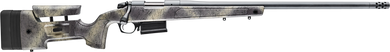 Bergara Rifles B14LM368 B-14 Wilderness HMR 300 PRC 5+1 26" Threaded, Sniper Gray Cerakote Barrel/Rec, Adj. SoftTouch Woodland Camo Stock with Mini-Chassis, Omni Muzzle Brake 119406