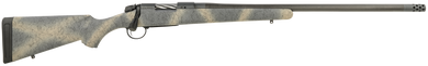 Bergara Rifles B14SM519CF B-14 Ridge Carbon Wilderness 6.5 PRC 2+1 24" Carbon Fiber Wrapped Barrel, Gray Cerakote Steel Receiver, SoftTouch Woodland Camo Fixed American Style Stock, Right Hand 142697