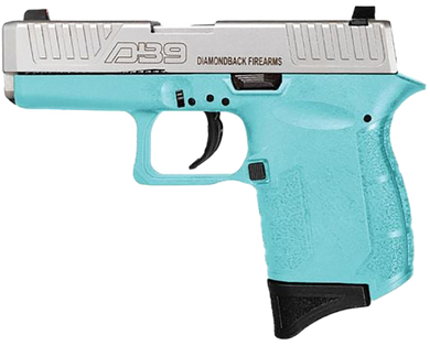 Diamondback DB0200P091 DB9 Gen4 Micro-Compact Frame 9mm Luger 6+1, 3.10" Stainless Steel Barrel, Nickel Boron Serrated Stainless Steel Slide, Mint Polymer Frame & Grip 141003