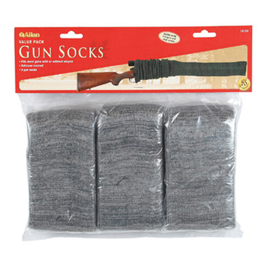 ALLEN 3PK GUN SOCK 52 GRY ALLEN 13130