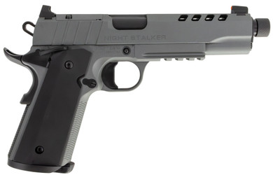TISAS 1911 NIGHT STALKER SF 9MM 5 THD RAIL GREY SDS 10100557