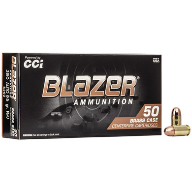 BLAZER BRASS 380ACP 95GR FMJ 50/20 CCI 5202