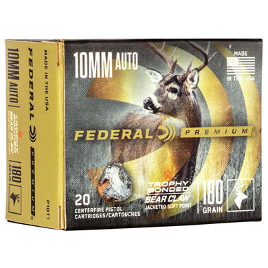 FED PREMIUM 10MM 180GR JSP TROPHY BONDED 20/10 FED P10T1