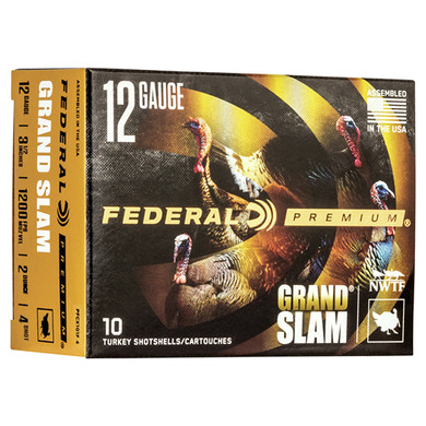FED GRAND SLAM 12GA 3.5 2OZ #4 TKY 10/5 FED PFCX139F4
