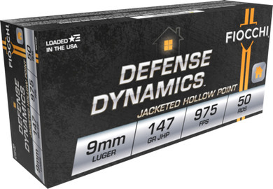 FIO DEFENSE 9MM 147GR HP 50/20 FIO 9APDHP