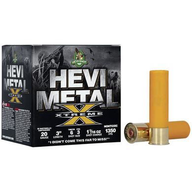 HEVI METAL XTREME 20GA 3 1.0625OZ #6-3 25/10 HEVI HS39206