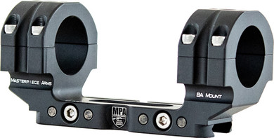 MPA SCOPE MOUNT BA 1-PC 34MM</br>1.060" 0 MOA BLACK BAMOUNT341060