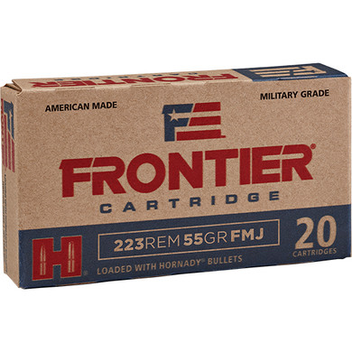 HORN FRONTIER 223REM 55GR FMJ 20/25 HORN FR100