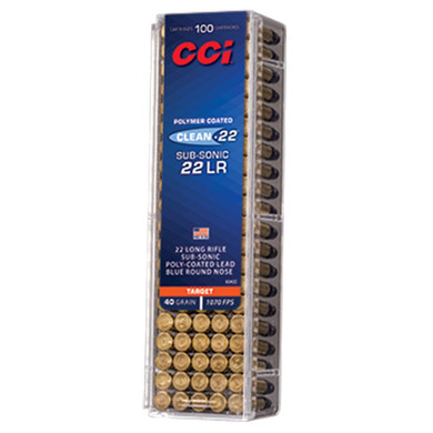 CCI 22LR BLUE POLYCOAT 40GR SUB 100/50 CCI 934CC