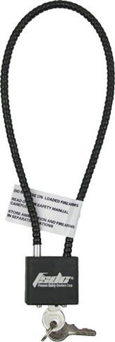 REGAL CABLE LOCK 15" COATED1-PK W/2 KEYS CA DOJ APPROVED CL1020RKD