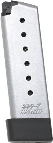 KAHR ARMS MAGAZINE 380ACP7RD S/S FOR P380 GRIP EXT K387G