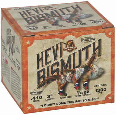 FED HEVI BISMUTH UPLAND 410GA 3 .562OZ #5 25/10 FED HS19715