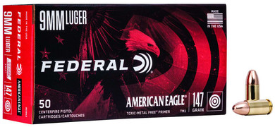 FED AMERICAN EAGLE 9MM 147GR TMJ 50/20 FED AE9N2