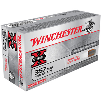 WIN SUPER-X 357MAG 158GR JSP 50/10 WIN X3575P