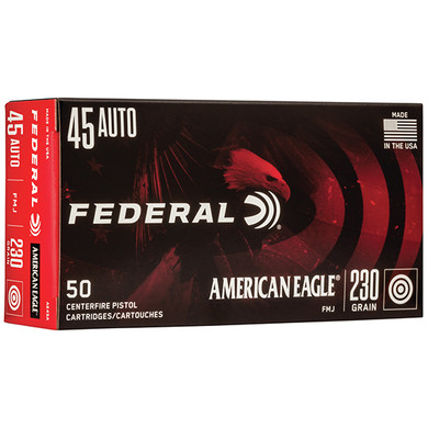 FED AMERICAN EAGLE 45ACP 230GR FMJ 50/20 FED AE45A