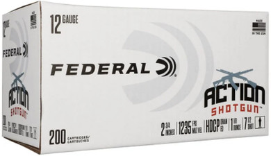 FED ACTION SHOTGUN 12GA 2.75 1-1/8OZ #7.5 200/1 FED AS12H75