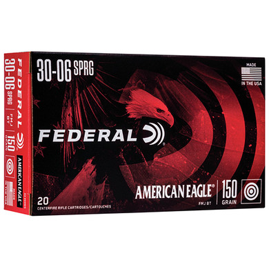 FED AMERICAN EAGLE 30-06 150GR FMJ BT 20/25 FED AE3006N