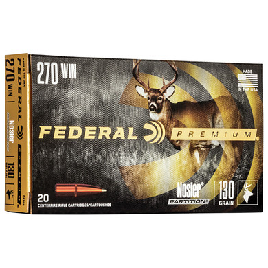 FED VITAL-SHOK 270WIN 130GR PARTITION 20/10 FED P270P
