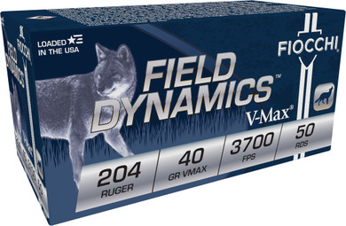 FIO FIELD 204RUG 40GR HORNADY VMAX 50/20 FIO 204HVB