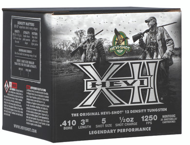 FED HEVI-XII 410GA 3 .5OZ #5 TUNGSTEN 25/5 FED HS54105