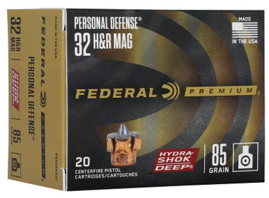 FED HYDRA-SHOK DEEP 32H&R 85GR JHP 20/10 FED P32HRHSD1