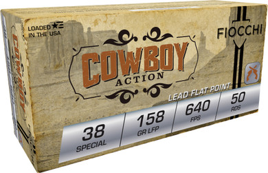 FIO COWBOY 38SPL 158GR LRNFP 50/10 FIO 38CA