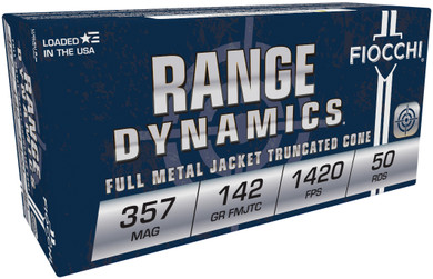 FIO RANGE 357MAG 142GR FMJ 50/20 FIO 357F