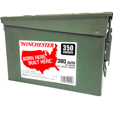 WIN CAN 380ACP 95GR FMJ 350/2 WIN WW380C
