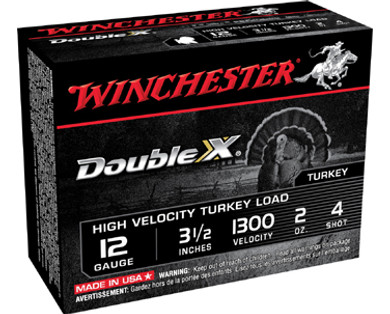 WIN DOUBLE X 12GA 3.5 2OZ #4 10/10 WIN STH12354