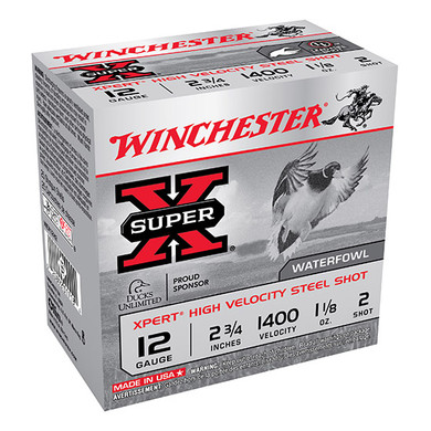 WIN XPERT WATERFOWL 12GA 2.75 1 1/8OZ #2 25/10 WIN WEX12H2