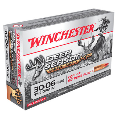 WIN COPPER IMPACT 30-06 150GR LF 20/10 WIN X3006CLF