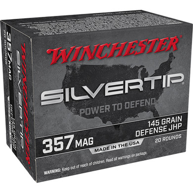 WIN SILVERTIP 357MAG 145GR JHP 20/10 WIN W357ST