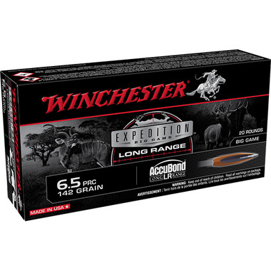 WIN EX BIG GAME LR 142GR 6.5PRC ABLR 20/10 WIN S65PLR