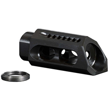 YHM SLANT MUZZLE BRAKE COMPENSATOR 1/2-28 YHM 26MBA