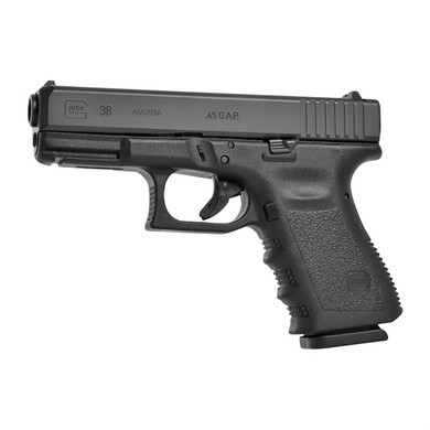 GLOCK 38 GEN 3 COMPACT 45 GAP (2)8-ROUND MAGAZINES BLACK 250900037