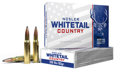 NOS WHITETAIL COUNTRY 308WIN 165GR SB SP 20/10 NOS 40120