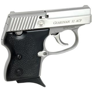 NAA GUARDIAN 32ACP 2.19 SS DAO RUBBER GRIP 6RD NAA 32GUARDIAN