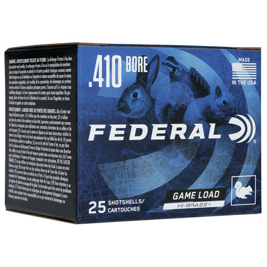 FED GAME-SHOK HI-BRASS 410GA 3 #7.5 25/10 FED H41375