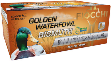 FIO GOLDEN WATERFOWL BISMUTH 12GA 3 #2 10/10 FIO 123GB2