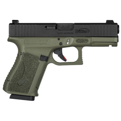 Tristar APOC Handgun 9mm Luger 15rd Magazine 4" Barrel Fiber Optic Sights OD Green/Black UO85776